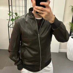 BOMBER ECOPELLE MORO