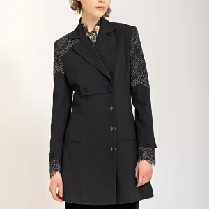 Blazer con applicazioni