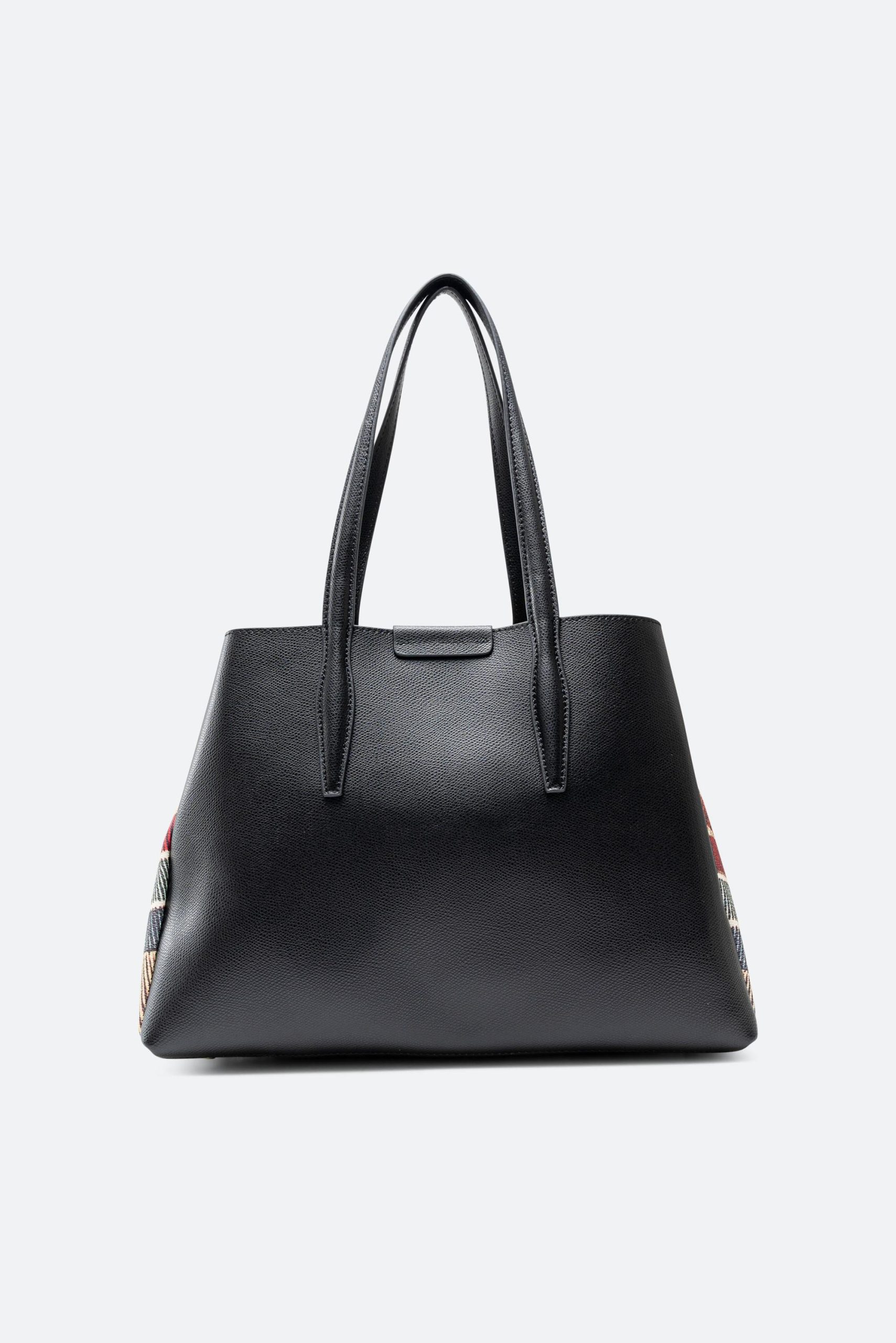 Shopping bag in pelle nera - immagine 8