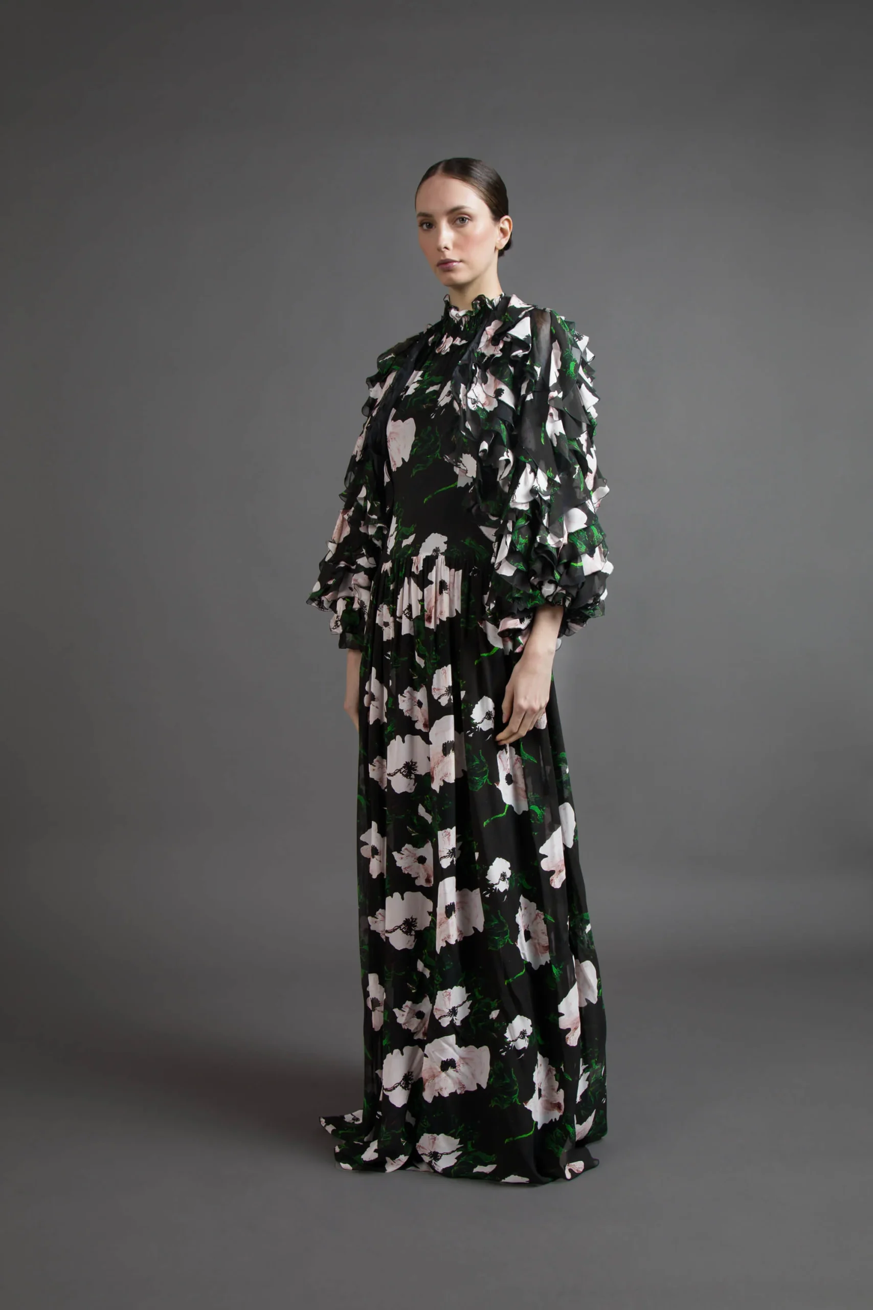 COPRISPALLE COUTURE STAMPA FLOREALE - immagine 3