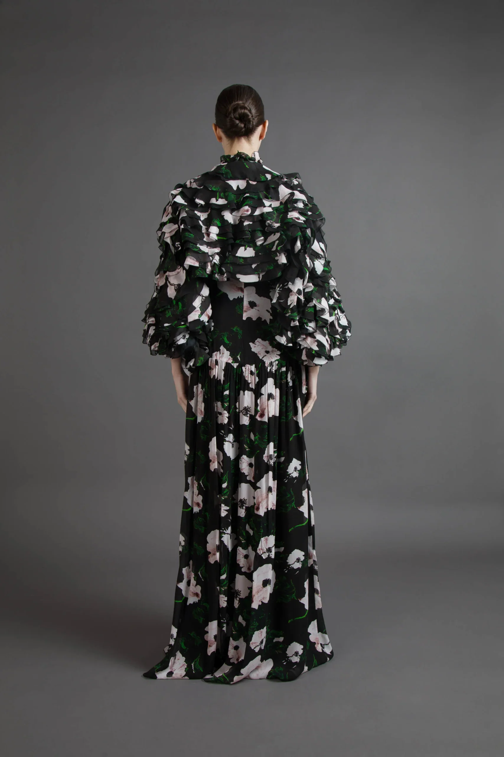 COPRISPALLE COUTURE STAMPA FLOREALE - immagine 4