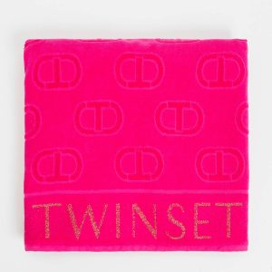 Telo mare Twinset spugna e ciniglia