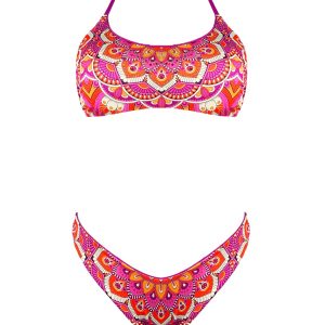 2Bekini Bikini Top Indian Charme Corallo