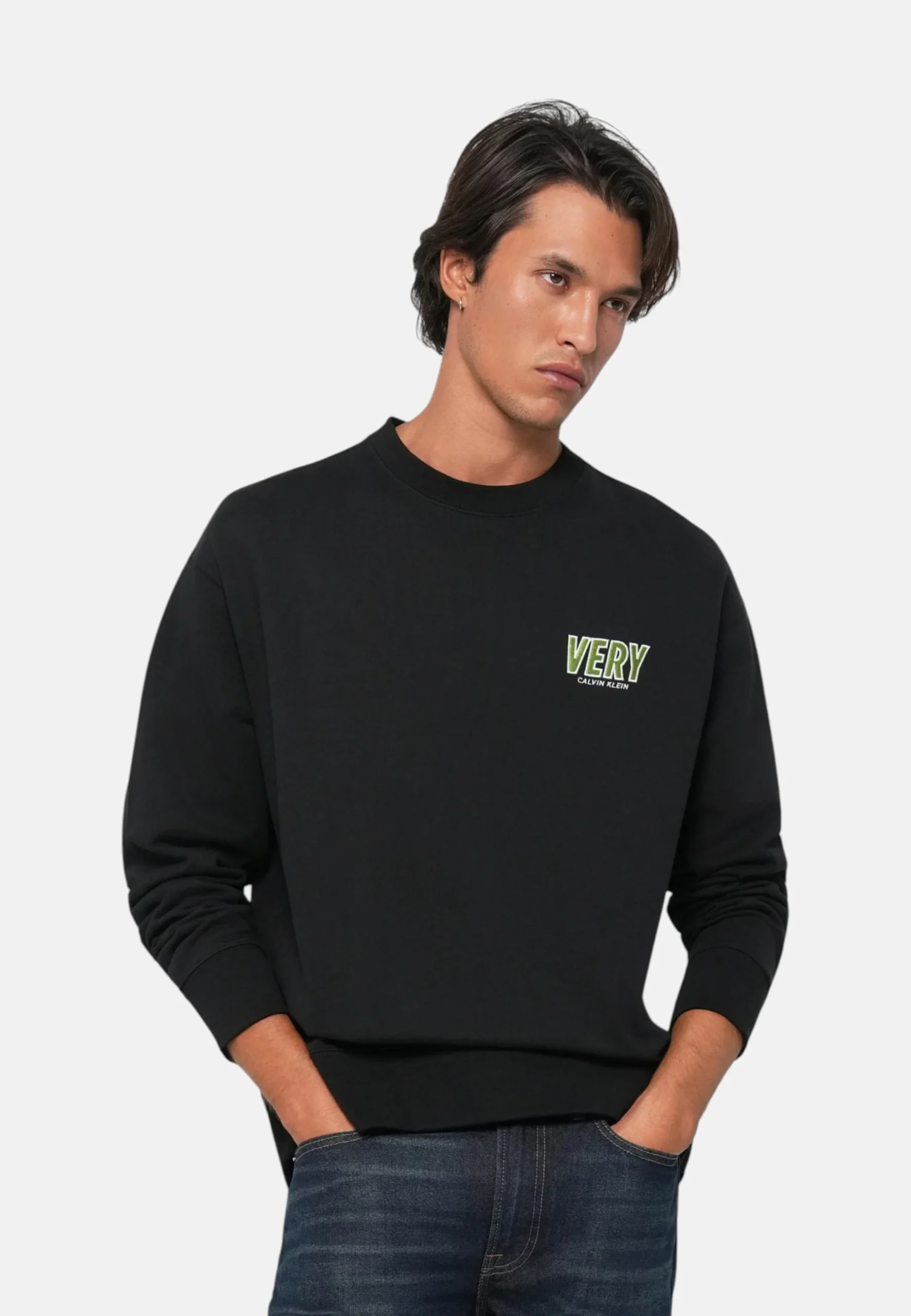 Felpa Uomo Calvin Klein LV04RD206G - immagine 5