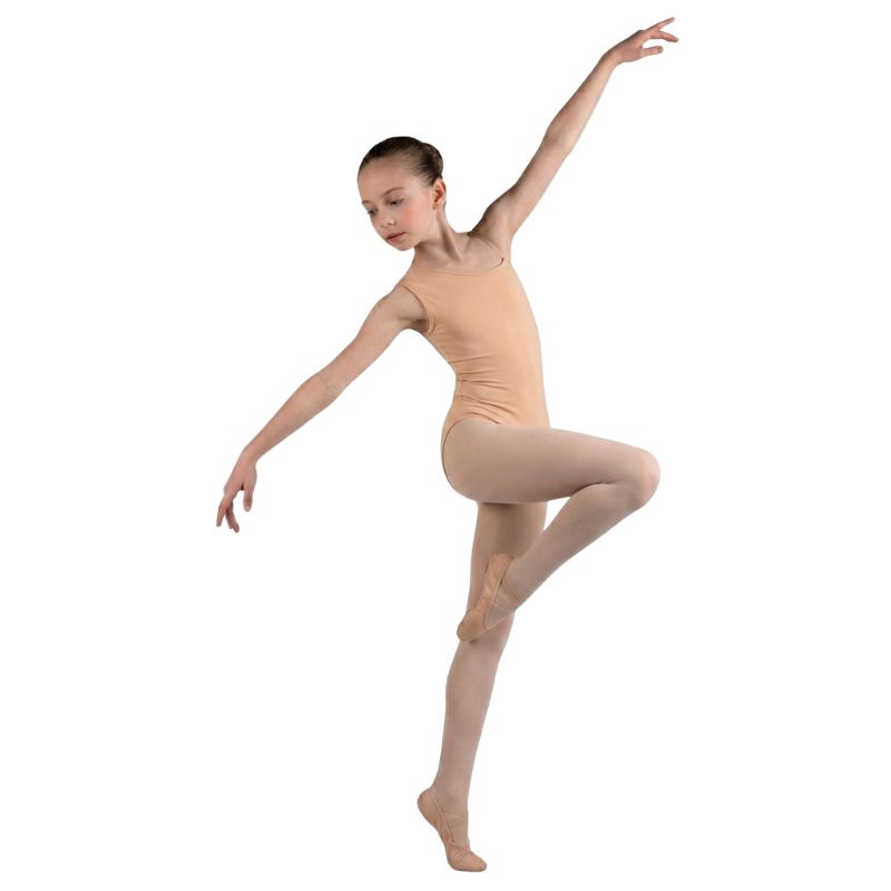 Body da Danza Monospalla con Spalline Sottili – B46 - immagine 2