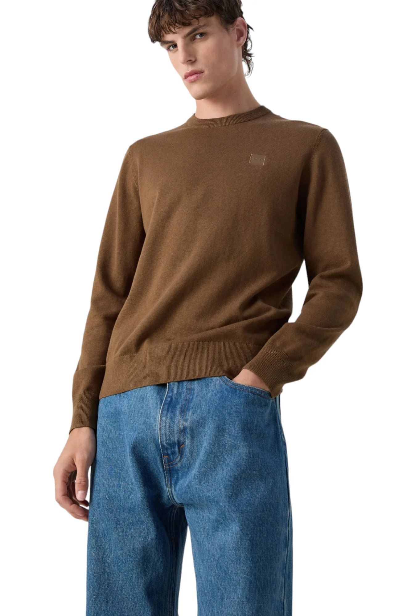 Felpa a girocollo Uomo Boss 50471343 - immagine 7