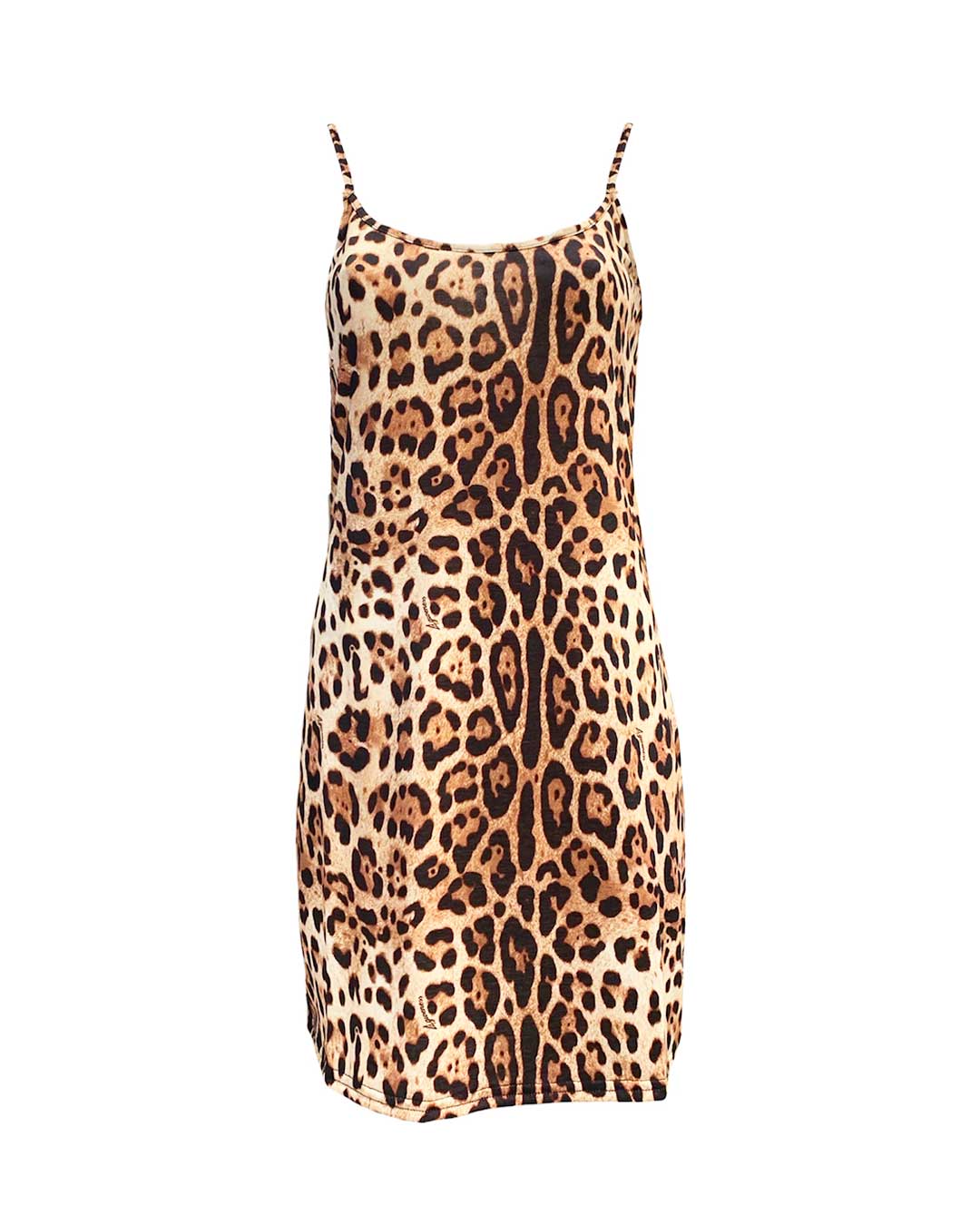 4giveness Abito Corto Fasano Leopard - immagine 3