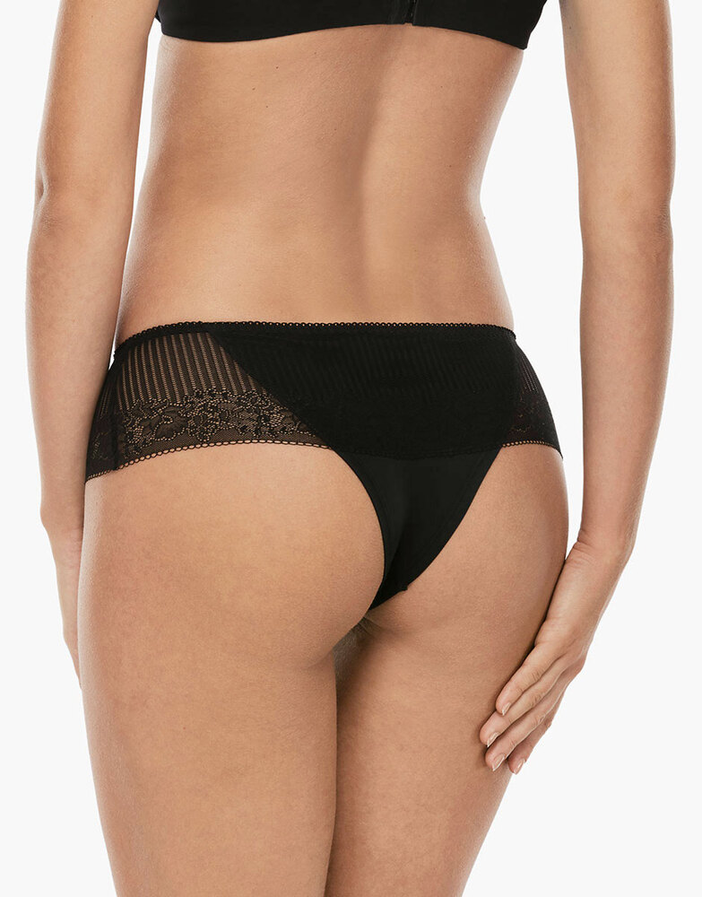 Culotte brasiliana Lovable Invisibile serie Exclusive in microfibra e pizzo - immagine 4