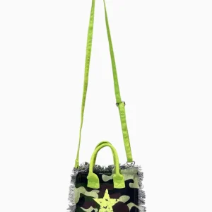 Lovely Beach Borsetta Tracolla Camo Militare Stella