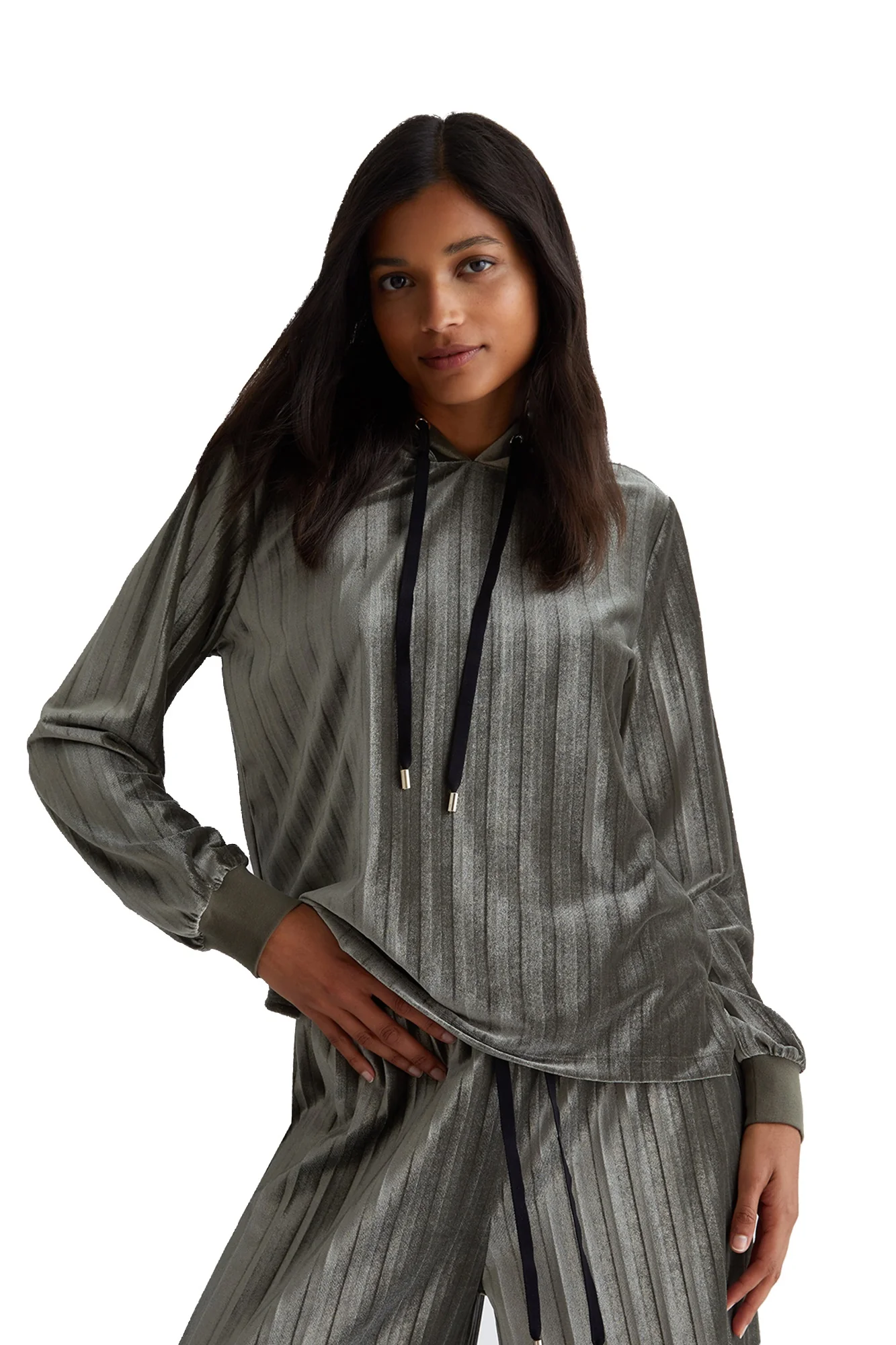 Felpa Donna Plissè Liu Jo TF3183J4529 - immagine 3