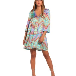 2Bekini Abito Corto Fantasy Azzurro