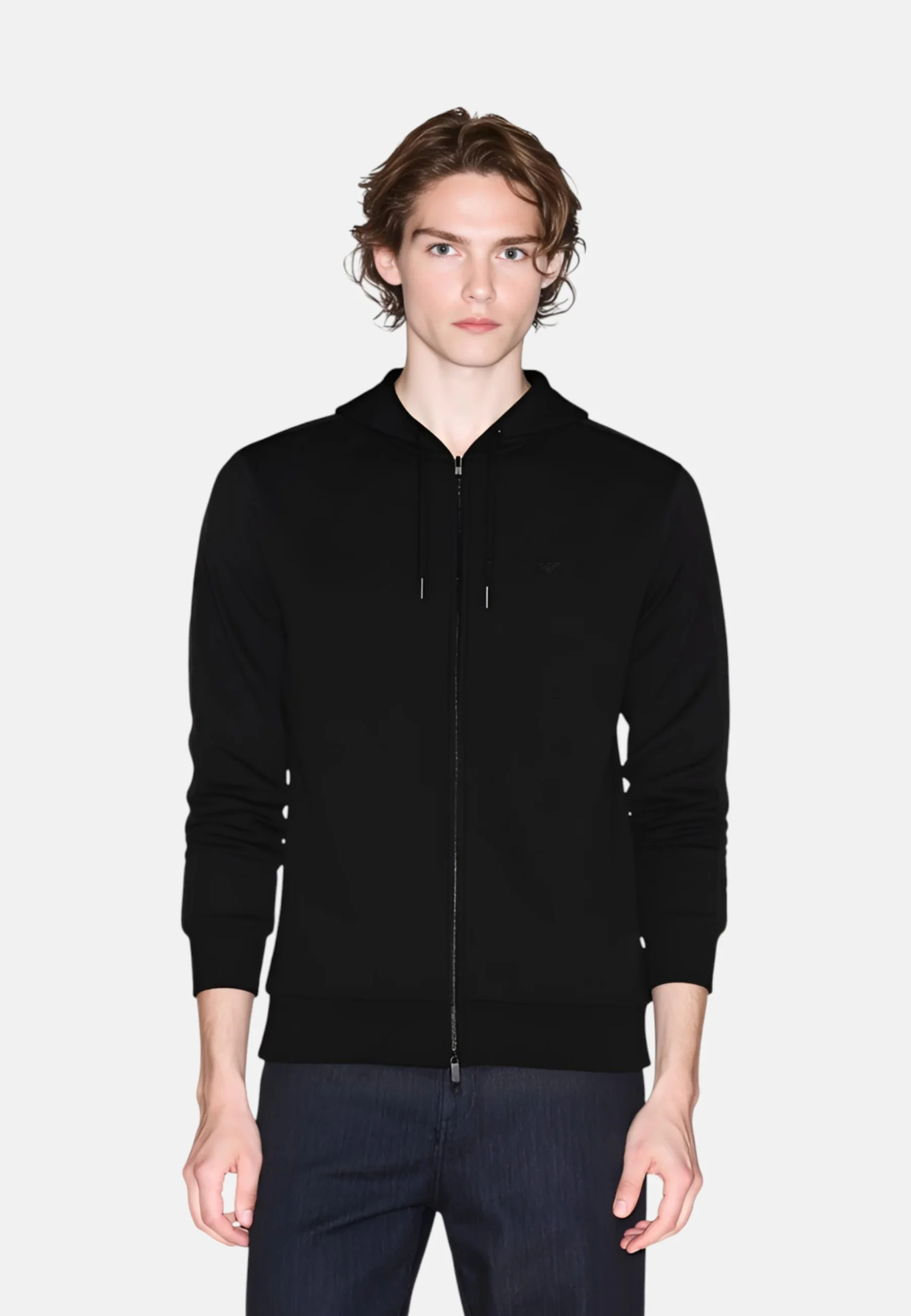 Felpa con zip Uomo Emporio Armani - immagine 4