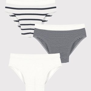 Confezione da 3 slip a righe bambino