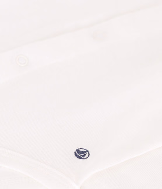 Body in cotone a manica lunga con collaretto - immagine 3