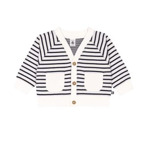 Cardigan in jersey spesso neonato
