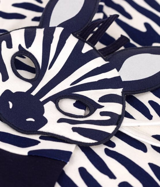 Pigiama travestimento bambino in cotone con zebra stampata - immagine 4