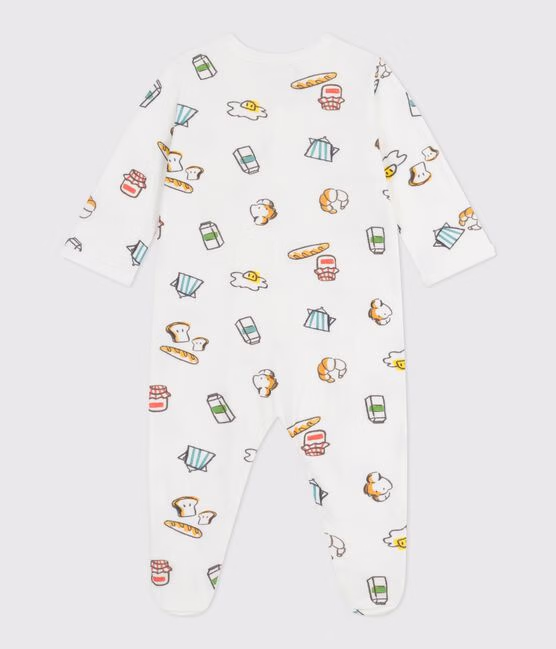Pigiama in tubique con stampa neonato - immagine 5