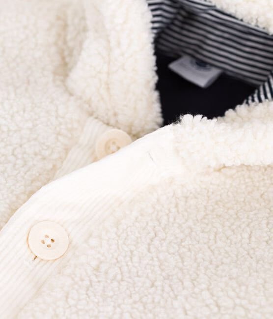 Cappotto con cappuccio imbottito in sherpa neonato - immagine 4