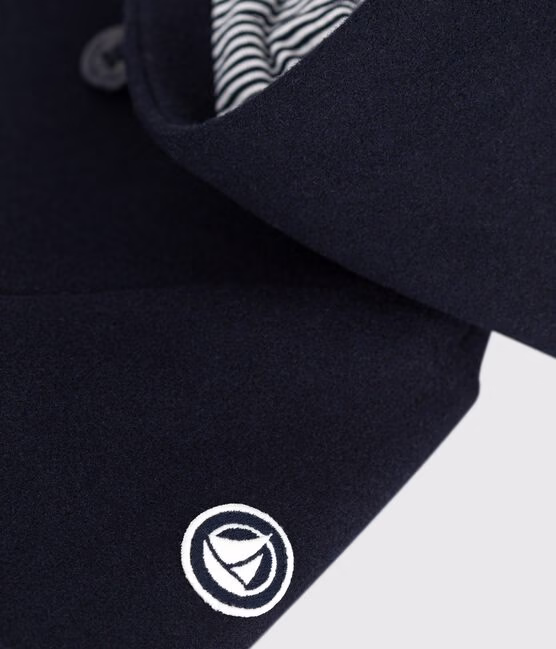 Caban in panno di lana tinta unita neonato - immagine 3