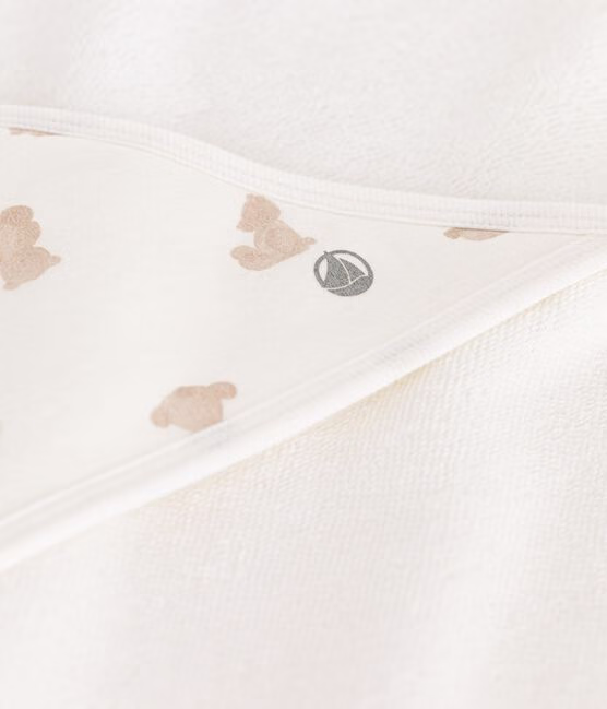 Asciugamano quadrato da bagno in cotone neonato - immagine 3