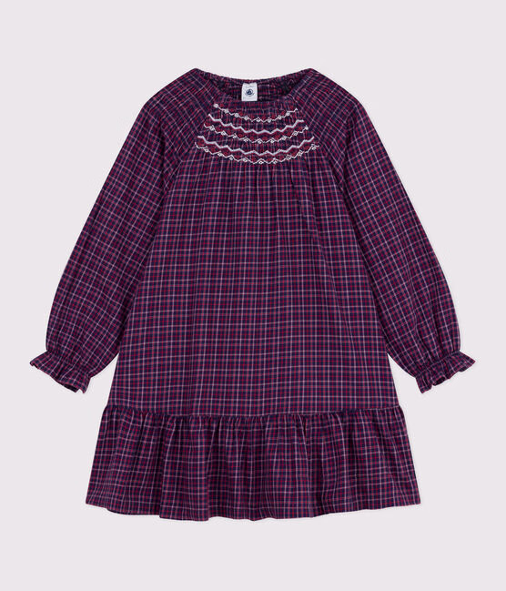 Abito a maniche lunghe in flanella a quadri bambina - immagine 6