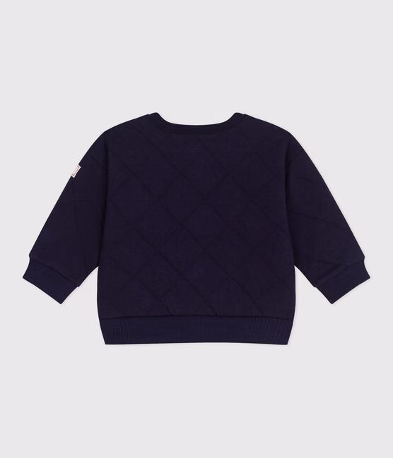 Cardigan in cotone spesso tinta unita neonato - immagine 4