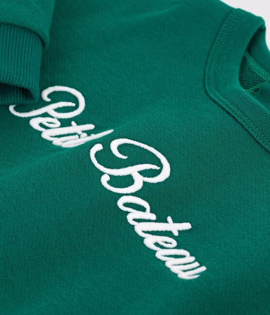 Felpa in cotone con ricamo Petit Bateau neonato - immagine 4