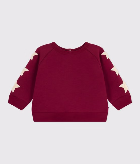 Felpa in cotone morbido e caldo con stelle stampate neonato - immagine 5