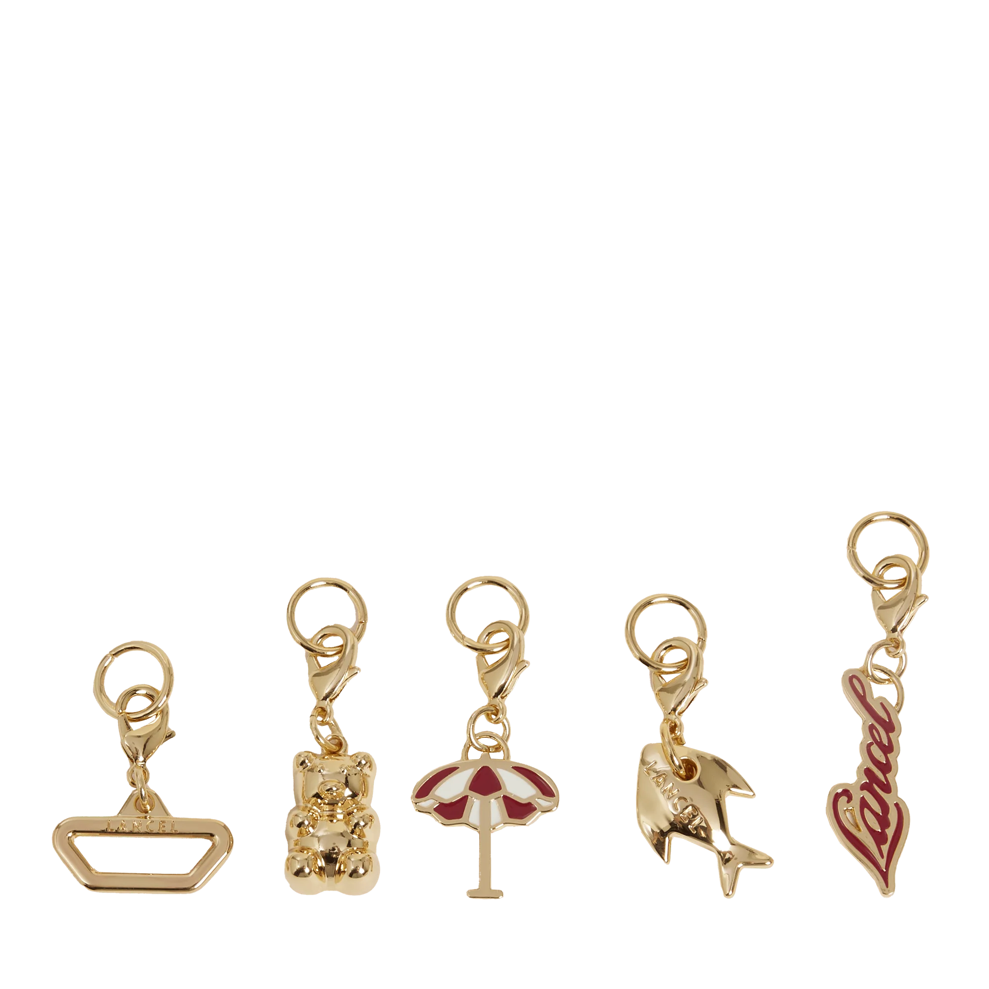 LANCEL BEACH CHARM SET