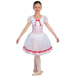 Tutù Flower con Fantasia Fiori e Fiocco Decorativo – ATD5