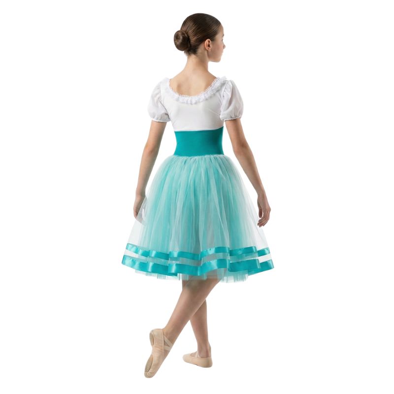 ATD8 Tiffany: Tutù Degas con 5 Veli e Corpino Bicolore - immagine 3