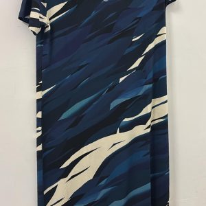 Abito Bisbigli in Viscosa Stampata a Mezza Manica