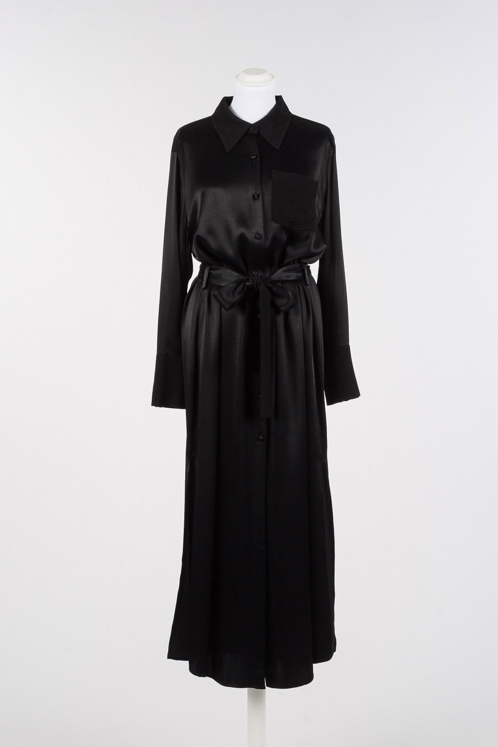 Abito Chemisier Donna Twinset in Raso di Viscosa con Cintura - immagine 5