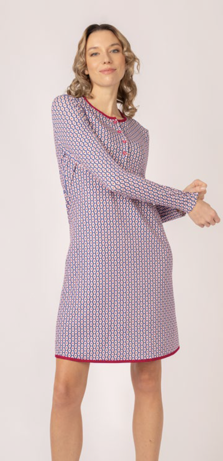 Abito da Casa Donna in Interlock Fantasia - immagine 2