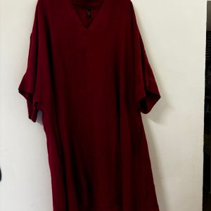 Abito in Puro Lino a Mezza Manica