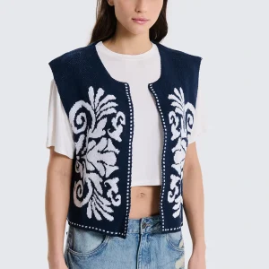 GILET RICAMATO