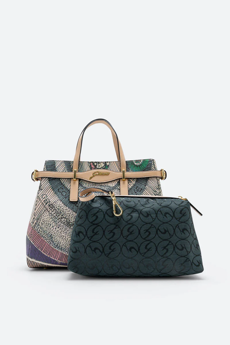 Borsa a mano Planetarium Watercolor Small - immagine 9