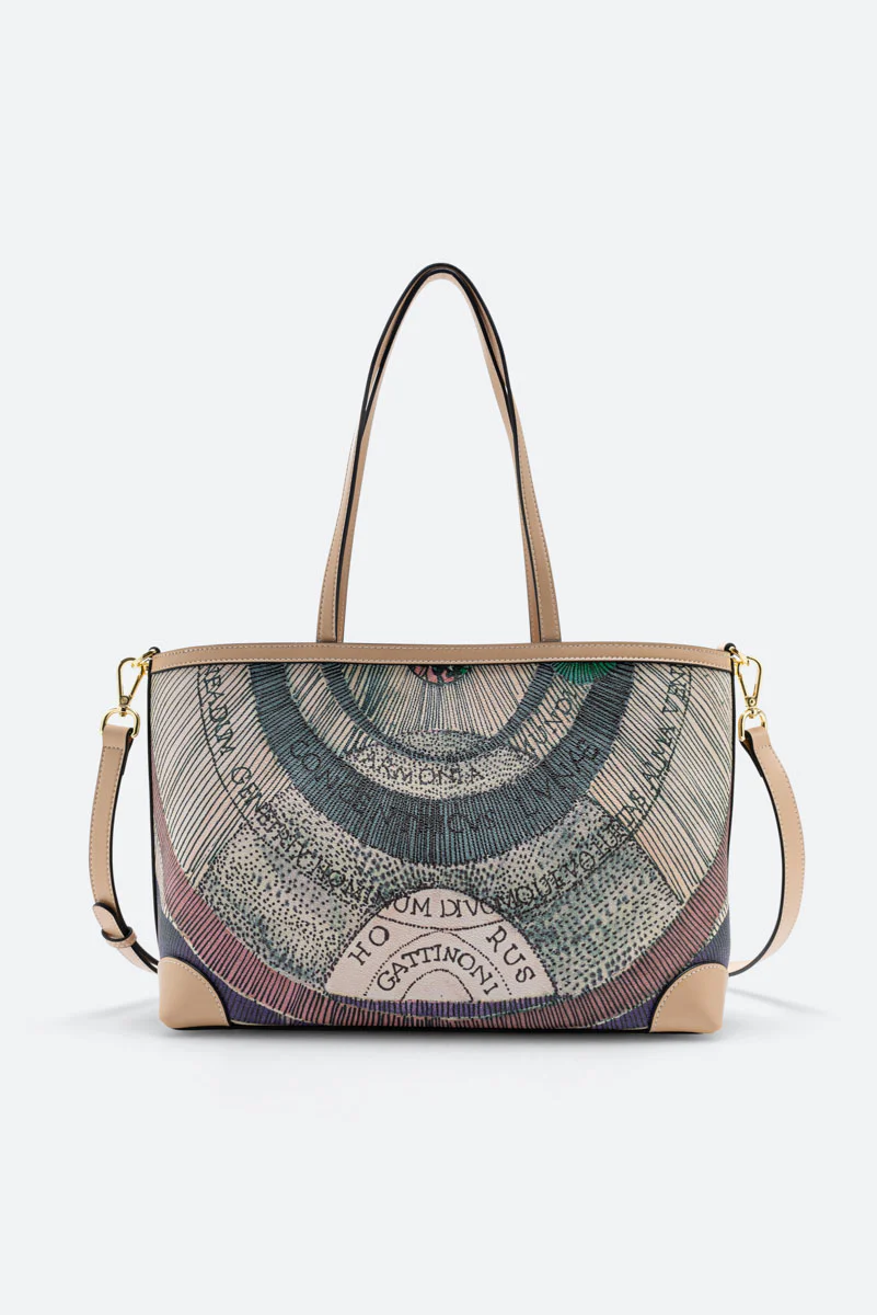 Crossbody Squared Lady Planetarium Watercolor - immagine 7