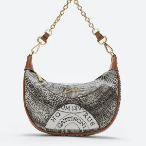 Hobo Bag Planetarium Ink Sepia Small