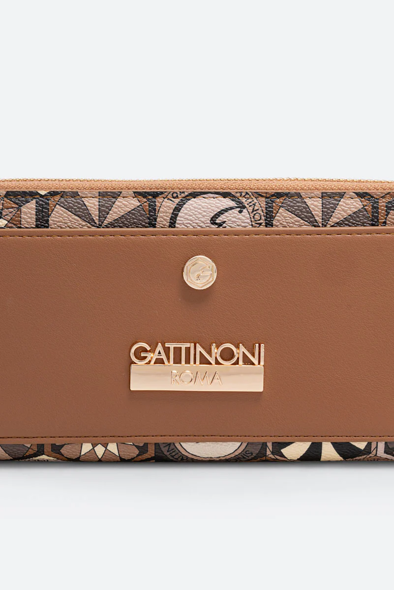 Portafoglio con zip Teodosia Desert - immagine 3