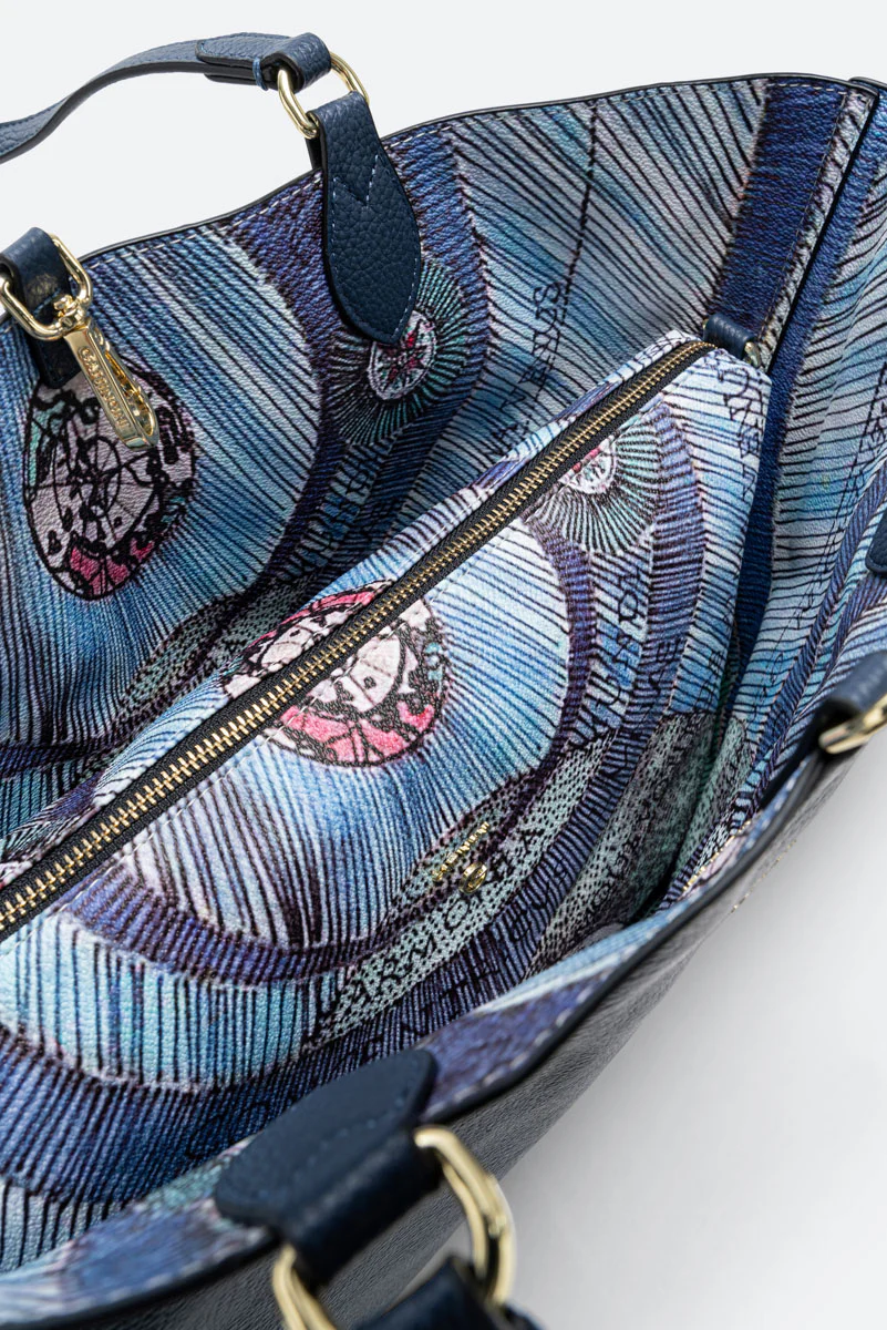 Reversible Navy e Planetarium Aquamarine Large - immagine 7