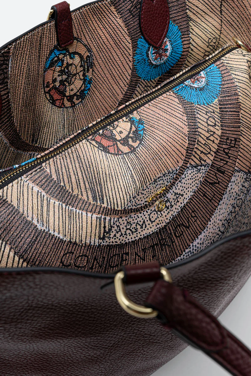 Borsa a spalla Planetarium Reversible Vinaccia - immagine 7