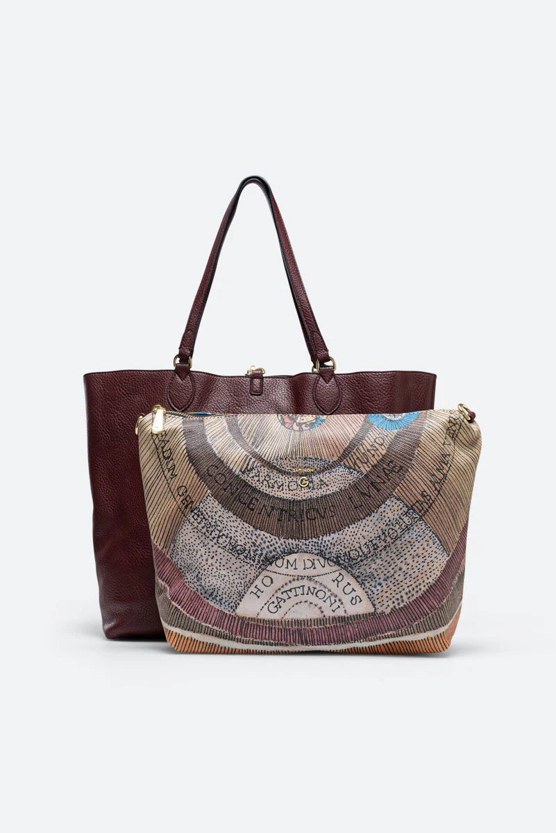 Borsa a spalla Planetarium Reversible Vinaccia - immagine 8