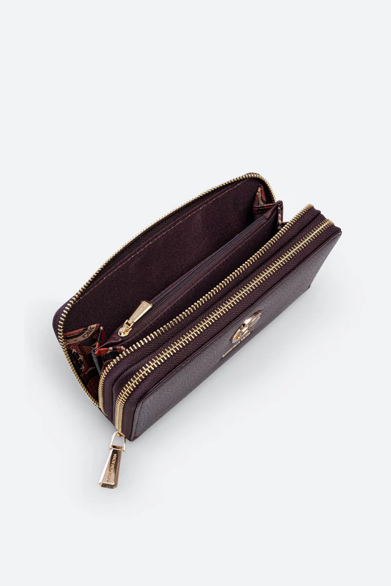 Portafoglio Denise doppia zip Nero - immagine 7