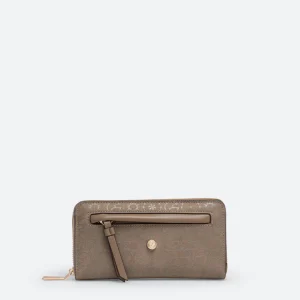 Portafoglio con zip Teodosia Casual Tortora