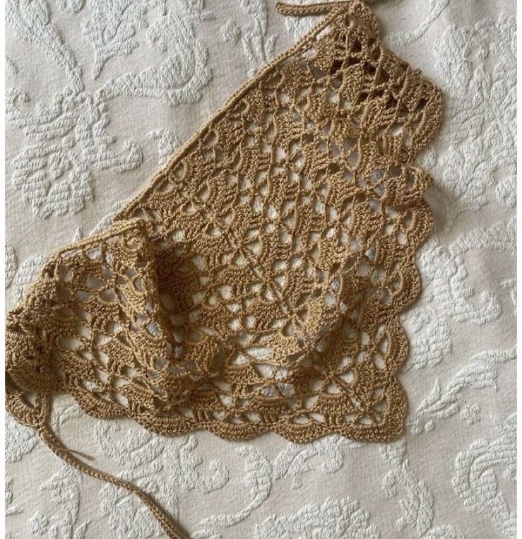 Bandana/Top a uncinetto – Handmade con amore da Penna e Filo - immagine 2