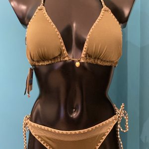 Bikini Banana Moon triangolo coppa removibile verde militare taglia L-prezzo speciale