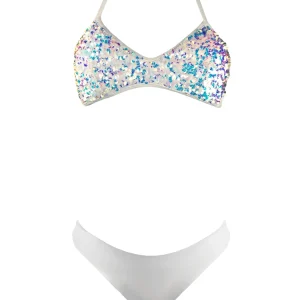 Bikini Brassiere Paillettes Arcobaleno
