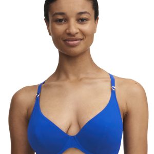 Bikini Donna Chantelle con Ferretto Non Imbottito e Slip Alto con Dettaglio Dorato