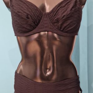 Bikini Donna con Ferretto e Slip Midi Texture – Ultimo Pezzo Taglia 44